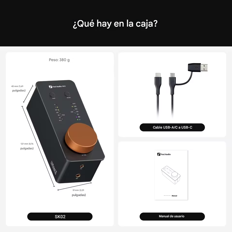 Contenido del paquete