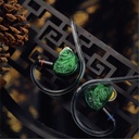 TANGZU WAN’ER SG 2 – Jade Dragon Edition · IEM dinámico 10 mm PET (2-pin 0.78 mm) con opciones 3,5 mm / 4,4 mm / USB-C (con mic).