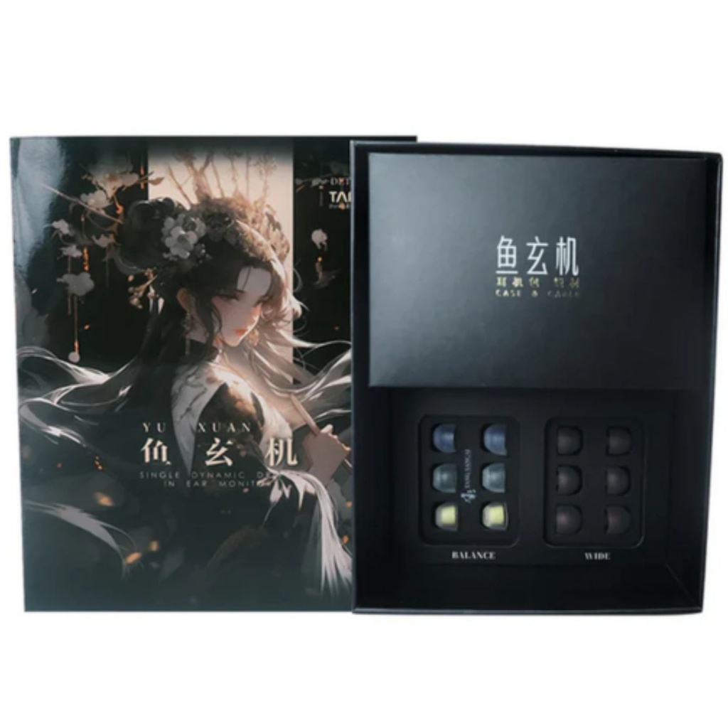 TANGZU YuXuanJi – IEM dinámico 10 mm TPLX (Topology Driver), cable 2-pin 0.78 mm, terminaciones 3,5 mm / 4,4 mm / USB-C