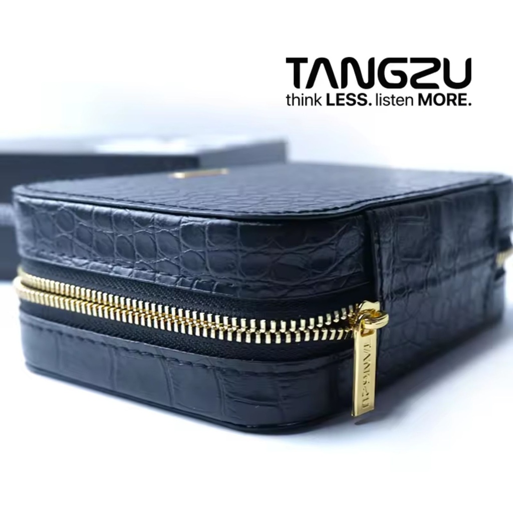 TANGZU Bolsa para auriculares HIFI — MAX (Black-MAX / White-MAX) y estándar Negro