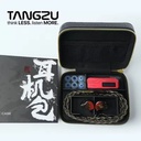 TANGZU Bolsa para auriculares HIFI — MAX (Black-MAX / White-MAX) y estándar Negro