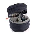 ddHiFi C100 — Estuche de transporte doble capa para IEM/earbuds, cables y adaptadores.
