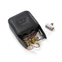 ddHiFi C90 — Funda/estuche de cuero auténtico (Nappa) para IEM, cables y dongles