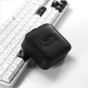 ddHiFi C90 — Funda/estuche de cuero auténtico (Nappa) para IEM, cables y dongles