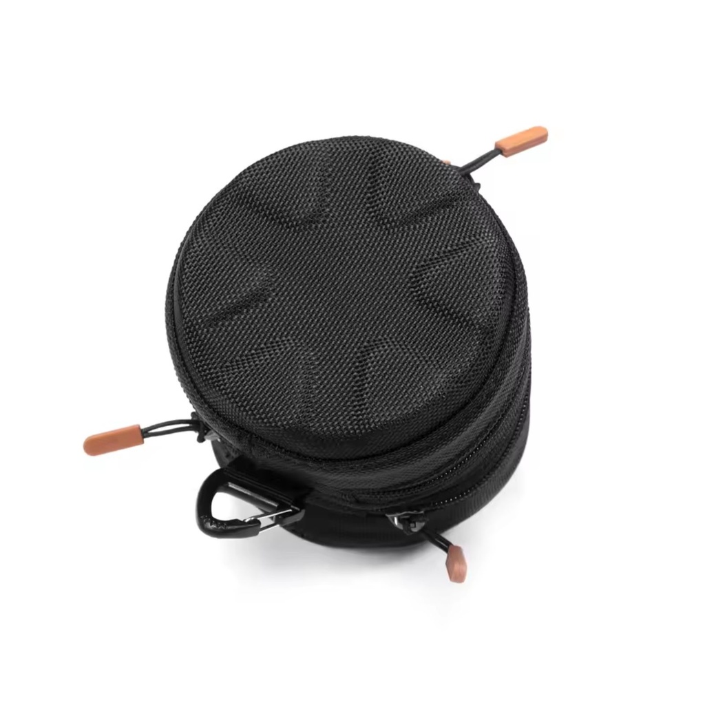 ddHiFi C100 Pro — Estuche de transporte doble compartimento para IEM/earbuds, cables y dongles (doble cremallera YKK)
