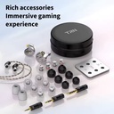 TRN Conch – IEM dinámico 10 mm DLC con 3 filtros de afinación y cable modular 2,5 / 3,5 / 4,4 mm (2-pin 0,75 mm QDC)