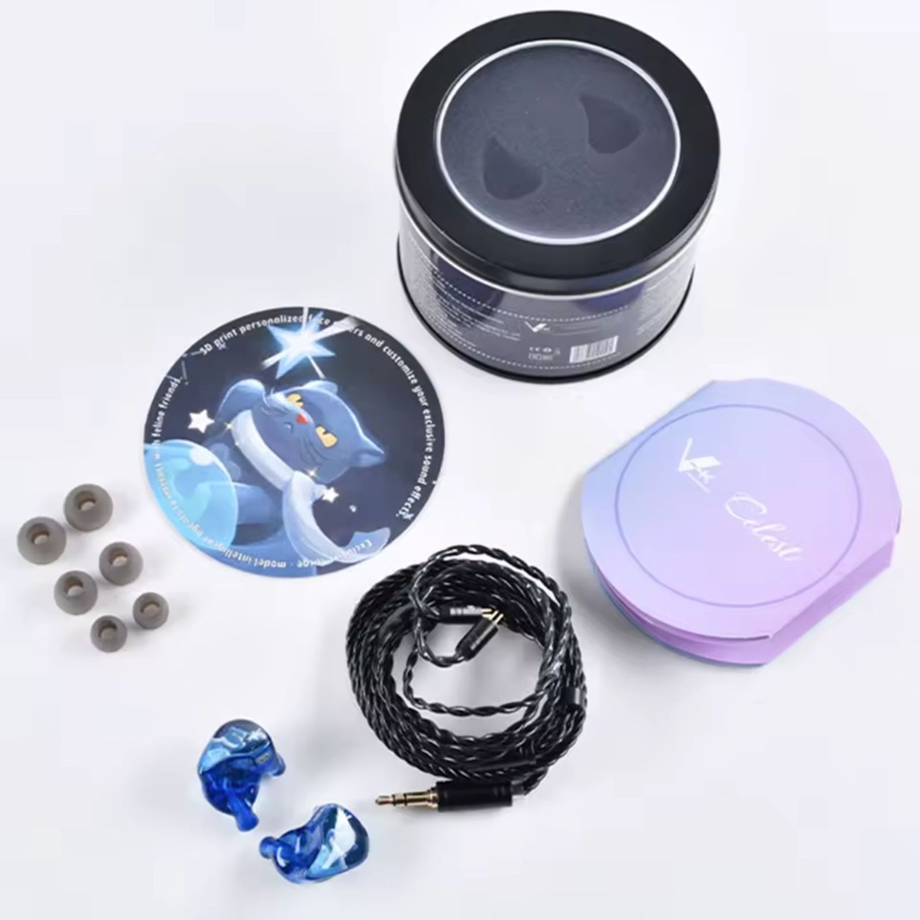 Versekeys × Celest Ultra-Sense Planet Series — IEM 10 mm LCP (2-pin 0,78 mm · 3,5 mm) con ediciones temáticas.