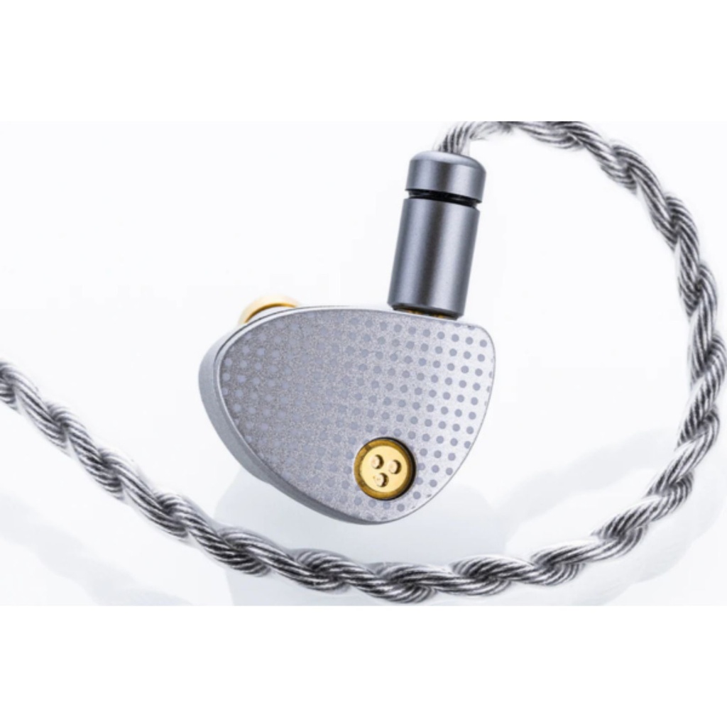 MOONDROP Aria 2 — IEM dinámico 1×DD · 0,78 mm 2-pin · cable con plugs 3,5 / 4,4 mm intercambiables.