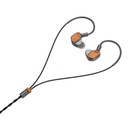 HiBy Yacht10 — IEM dinámico 10 mm (cúpula magnesio-aluminio de baja distorsión) · 0,78 mm 2-pin · cable PCOCC 1,25 m → 3,5 mm.