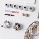 SIMGOT EW300 — IEM Tribrid 1×Dinámico + 1×Planar + 1×PZT (cerámico), jack 3,5 mm SE / Versión DSP USB-C, cápsula 0,78 mm 2-pin.