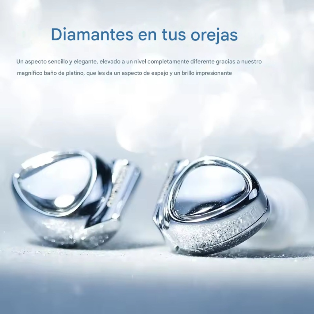 Shanling ME500 — IEM híbrido 1 Dynamic Driver (10 mm, dual magnet) + 2 Balanced Armatures Knowles · conector 0,78 mm 2-pin / MMCX · jack 3,5 mm SE.
