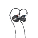 FiiO FH7S — IEM híbrido 1 Dynamic (13,6 mm DLC) + 4 Balanced Armature Knowles · diseño semi-abierto 2ª gen · filtro notch anti-sibilancia · S.Turbo para graves · MMCX · cable 8 hebras (152 hilos) SPC con plugs 3,5/4,4 mm y 3 filtros de afinación