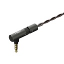 HiBy Yvain — IEM Quad-BA (4 Balanced Armature por lado) · crossover electrónico de 3 vías · cámara acústica independiente 3-canales · 0,78 mm 2-pin · cable OCC Litz con plugs intercambiables.