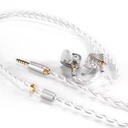 ddHiFi E14D Surface — IEM híbrido 1 Dynamic + 4 Balanced Armature (3-vías) · 0,78 mm 2-pin · cable 4,4 mm balanceado · carcasa de resina médica 3D-print.