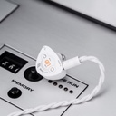 DUNU DK3001BD “Brain Dance” — IEM trihíbrido 1 Dynamic + 4 Balanced Armature + 4 Planar · crossover dual-system de 4 vías · MMCX · cable Furukawa OCC 4-core con plugs Q-Lock Mini 3,5 mm / 4,4 mm · carcasa aleación aluminio aeroespacial.