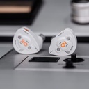 DUNU DK3001BD “Brain Dance” — IEM trihíbrido 1 Dynamic + 4 Balanced Armature + 4 Planar · crossover dual-system de 4 vías · MMCX · cable Furukawa OCC 4-core con plugs Q-Lock Mini 3,5 mm / 4,4 mm · carcasa aleación aluminio aeroespacial.