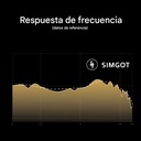 SIMGOT EP5 – audífonos cerrados 50 mm (32 Ω)