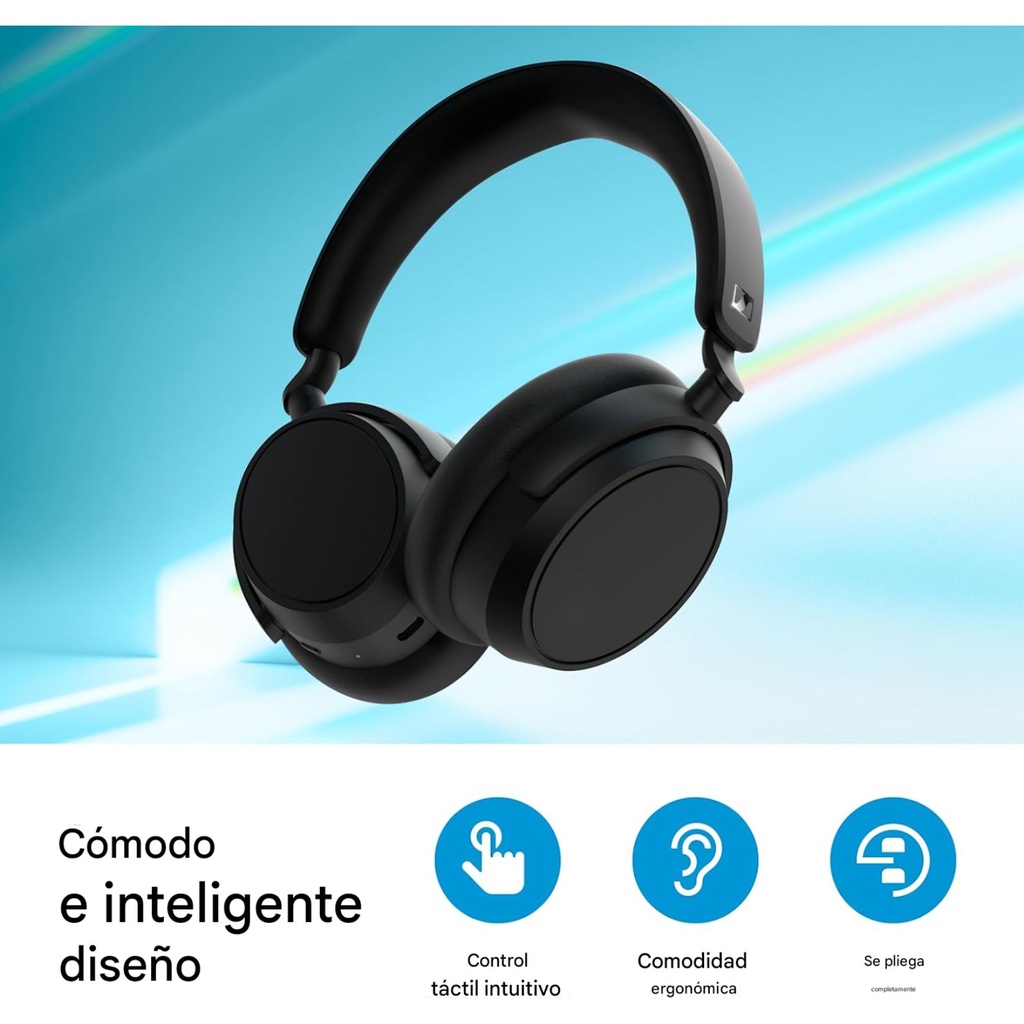 Sennheiser ACCENTUM Plus – audífonos ANC (50 h)