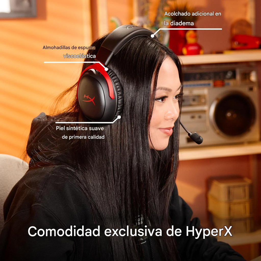 HyperX Cloud III S Wireless (A59YZAA).