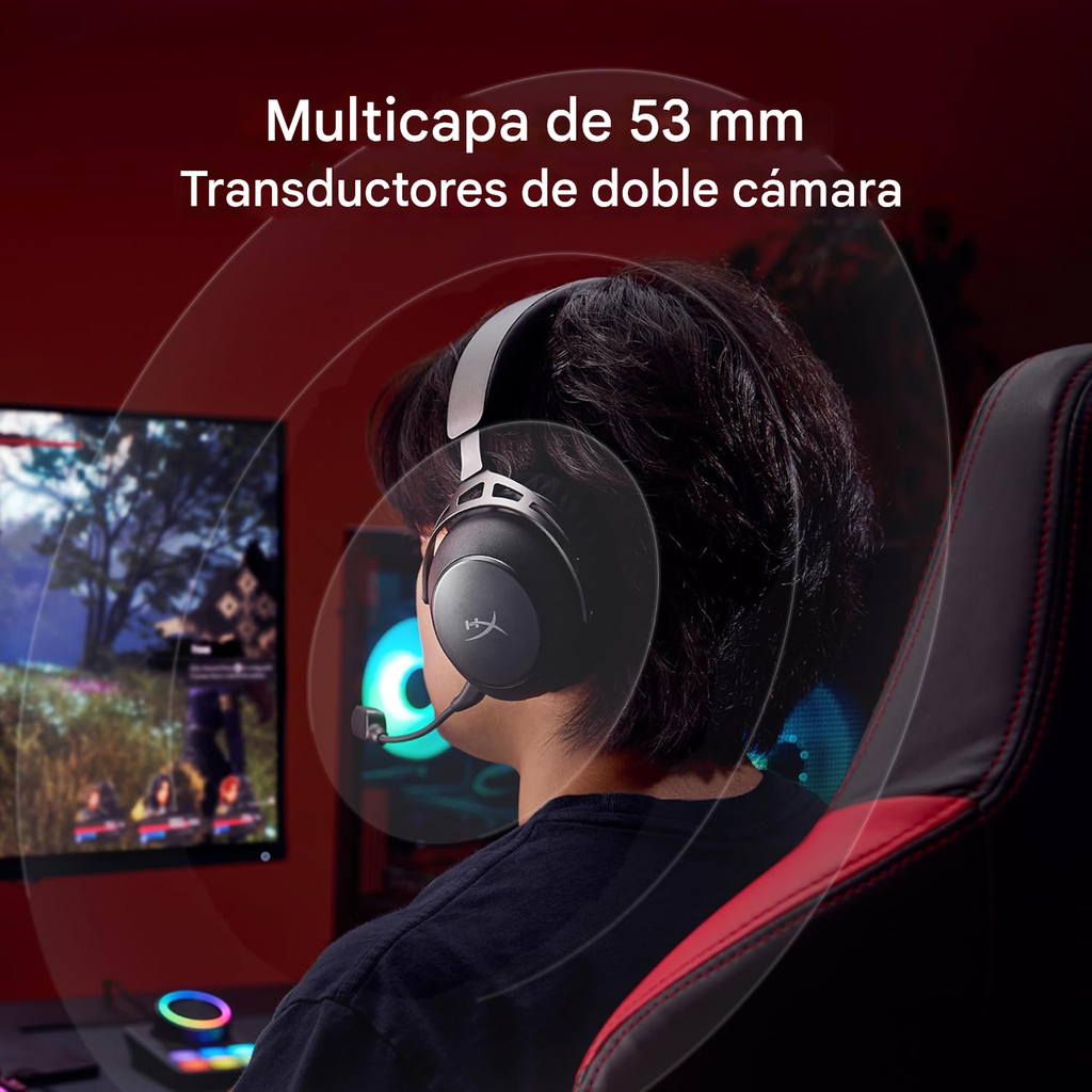 HyperX Cloud Alpha 2 – Wireless Gaming Headset (SKU AJ5C7AA).