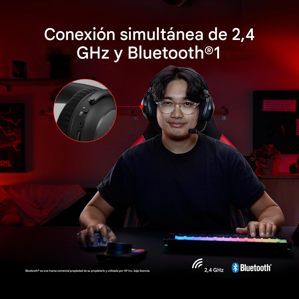 HyperX Cloud Alpha 2 – Wireless Gaming Headset (SKU AJ5C7AA).