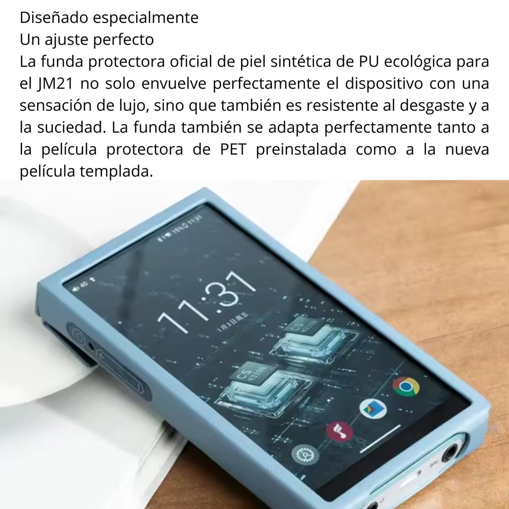 FiiO SK-JM21 – Funda de cuero sintético para reproductor JM21