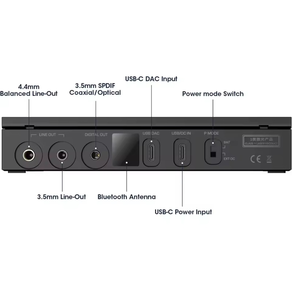 SHANLING EC Zero T: Reproductor de CD de Escritorio | Salida a Válvulas (Tubo 6N11) | DAC Hi-Res
