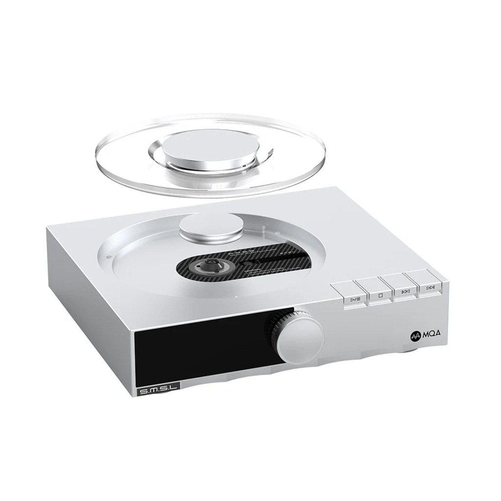 SMSL PL200T: Reproductor de CD MQA a Válvulas | DAC AKM AK4499EX | Salida Analógica Balanceada