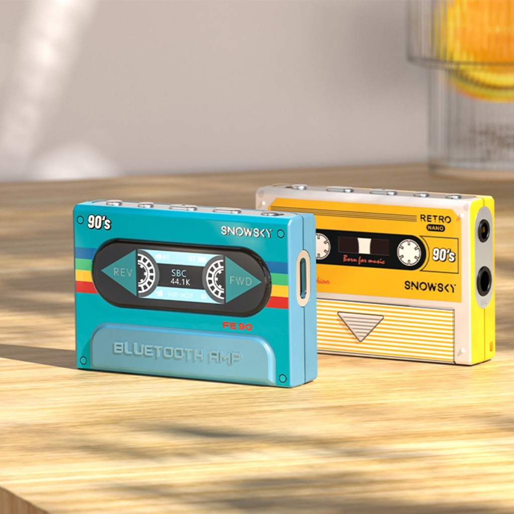 FiiO Snowsky Retro Nano: Reproductor de CD Portátil Audiófilo | Diseño Vintage | Salida Balanceada 4.4mm