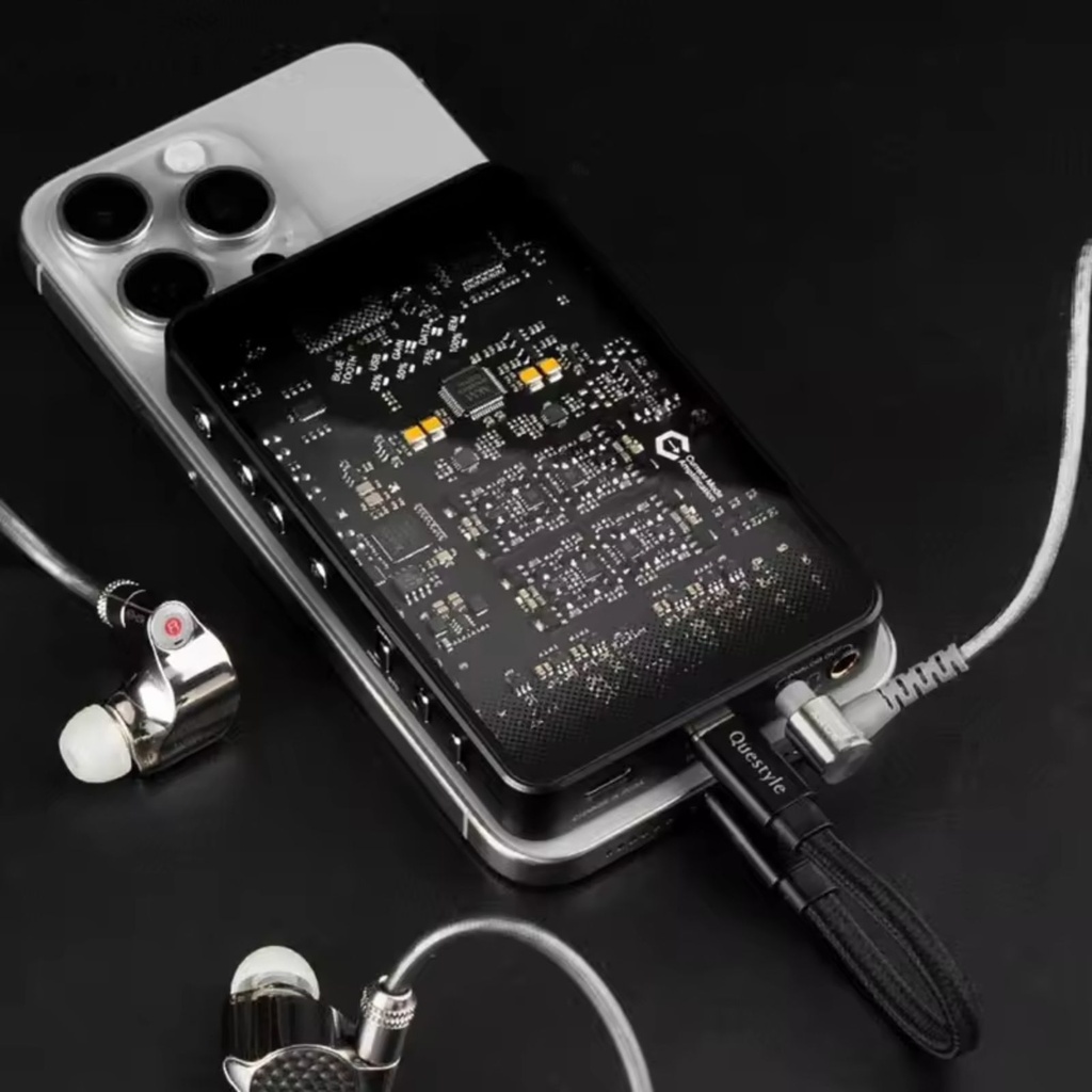 Questyle SIGMA: Dongle DAC/Amp Insignia | Tecnología Current Mode | Audio Lossless | Salida Balanceada 4.4mm