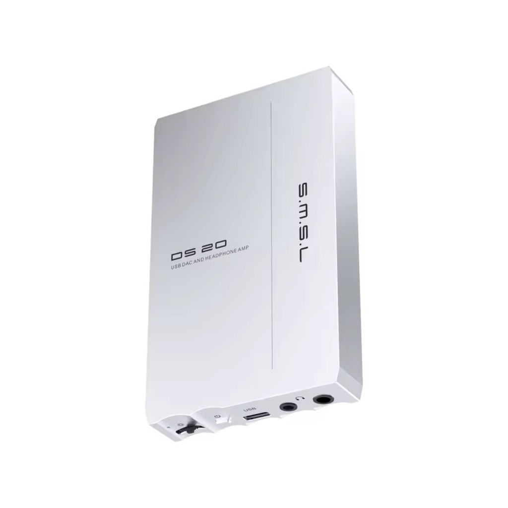 S.M.S.L DS20: DAC y Amplificador de Auriculares Portátil | 4x CS43131 | Balanceado PLFC | Soporte MQA y DSD256
