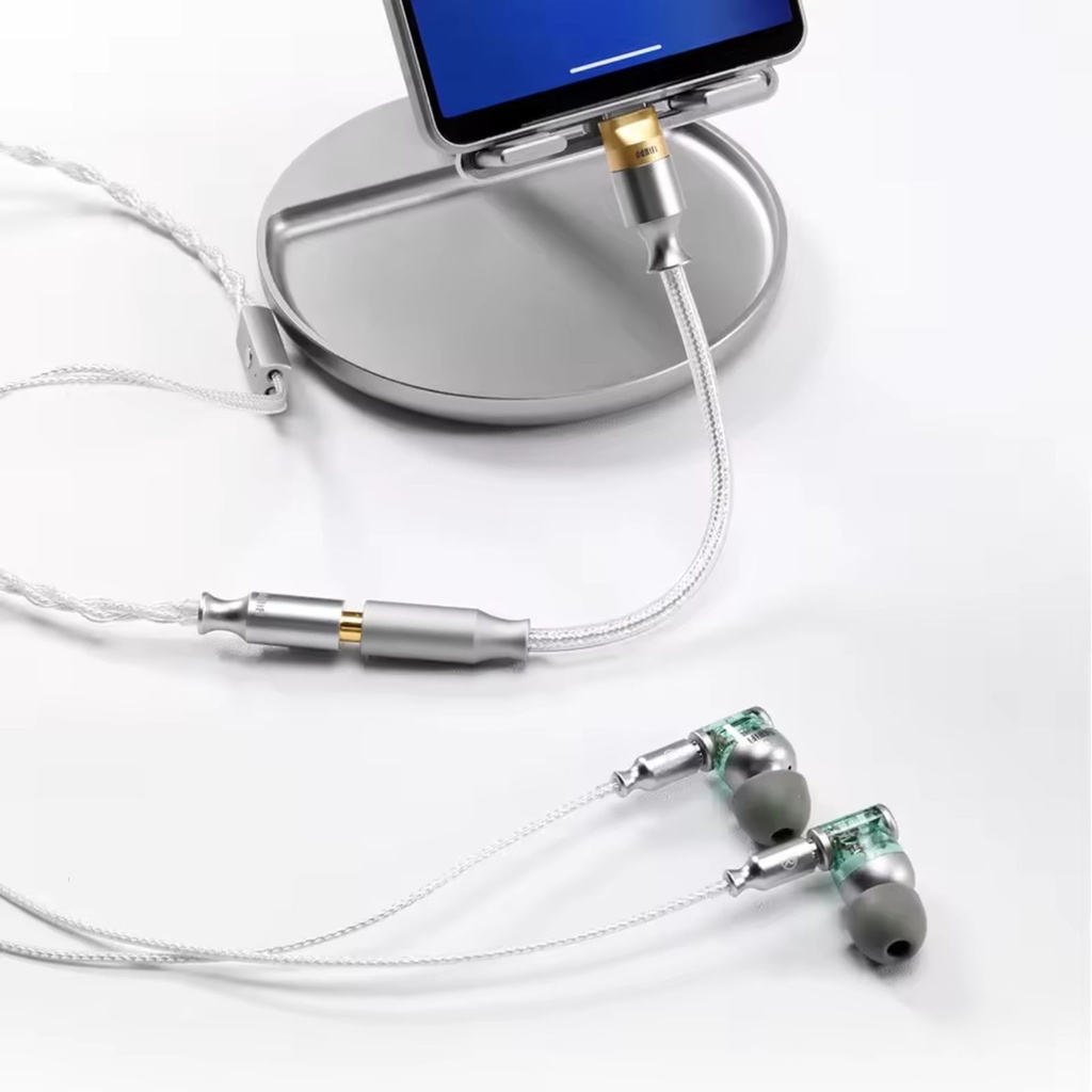 ddHiFi TC35CM2 (Gen 2): Adaptador DAC USB-C a 3.5mm | Cuerpo Unibody de Aluminio | Chip ALC5686 | Audio 32-bit/384kHz | Soldadura de Plata