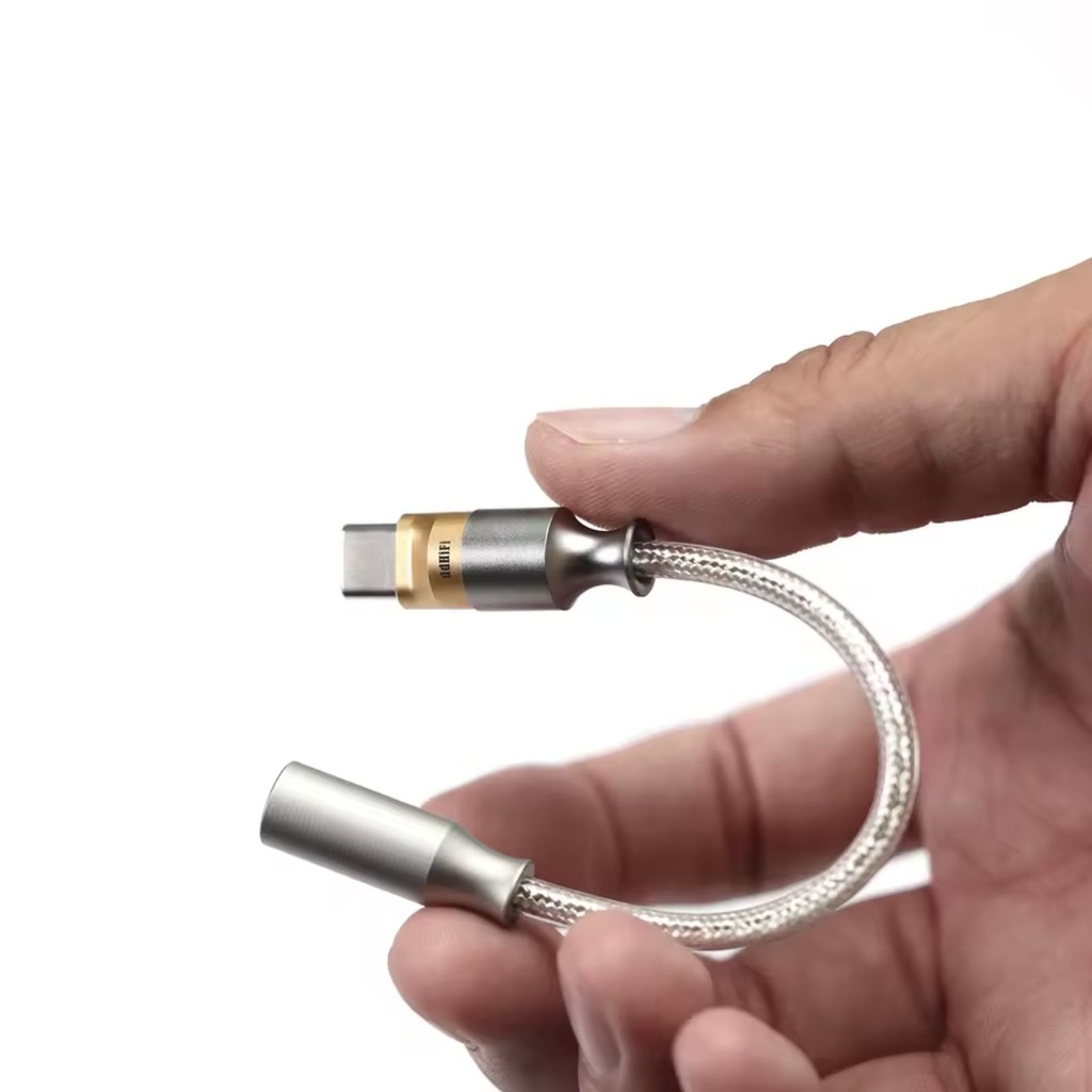 ddHiFi TC35CM2 (Gen 2): Adaptador DAC USB-C a 3.5mm | Cuerpo Unibody de Aluminio | Chip ALC5686 | Audio 32-bit/384kHz | Soldadura de Plata
