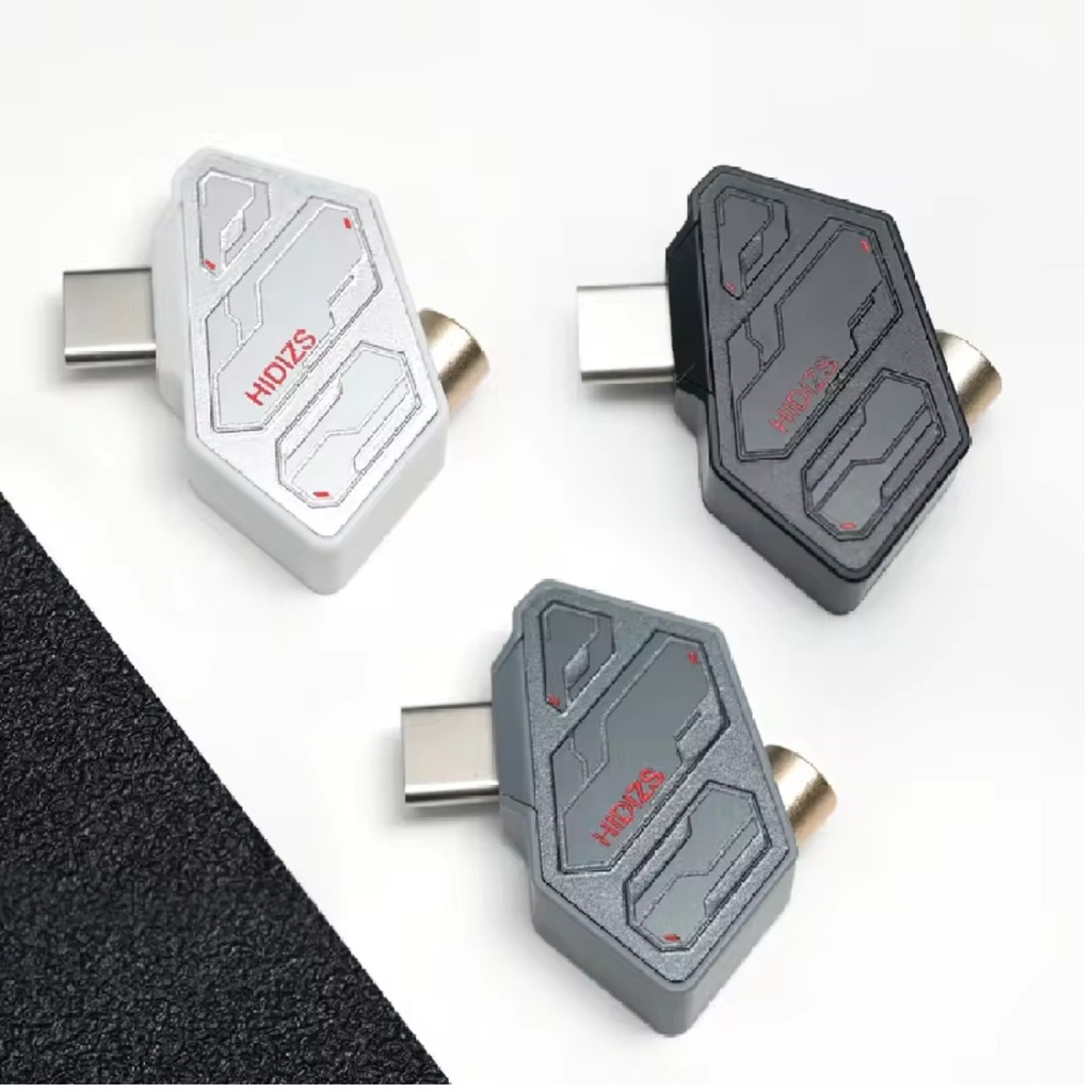 HIDIZS SD2: Mini DAC/AMP USB-C a 3.5mm | Diseño Angulado 45° | Chip ESS ES9270 | Audio Hi-Res 32-bit/384kHz | DSD128