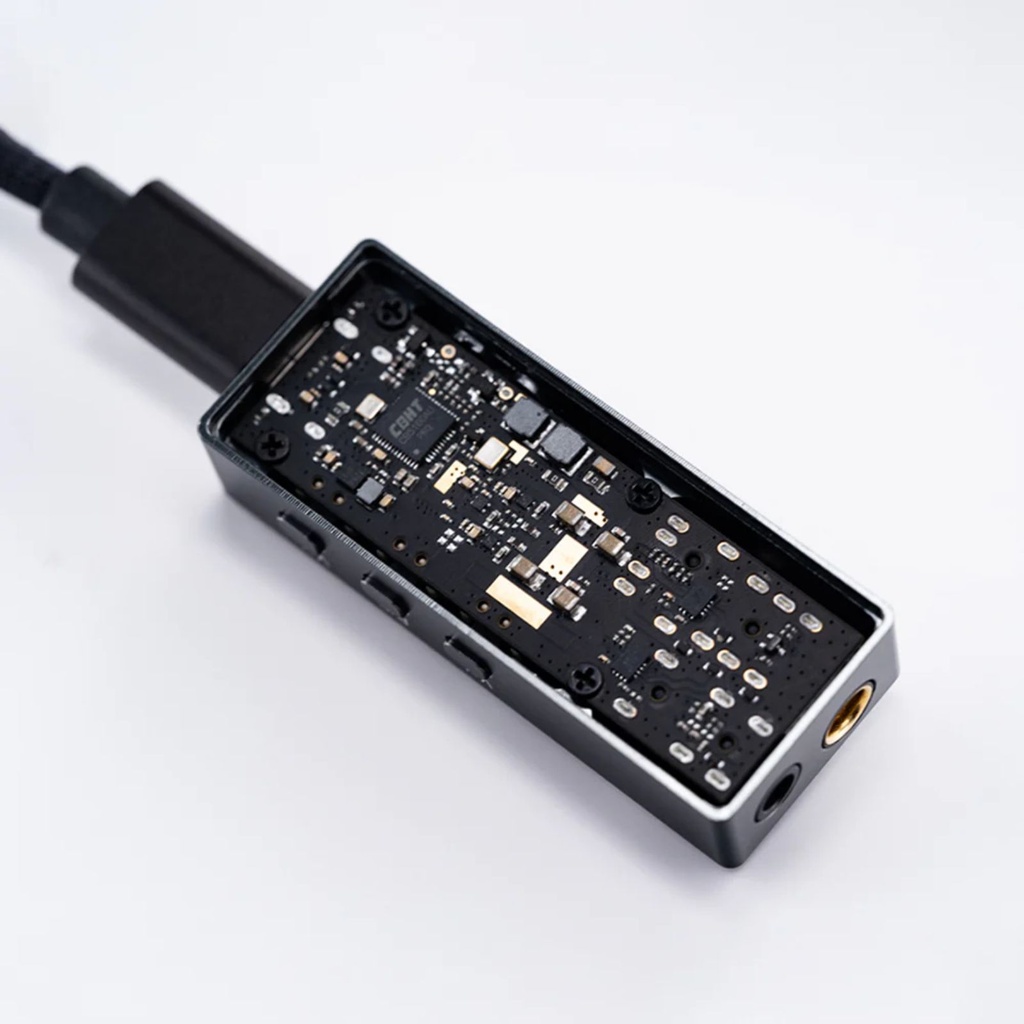 Kinera Celest CD-30: DAC/AMP Balanceado Portátil | ESS ES9039Q2M Flagship | 550mW Potencia | Ultraligero 21g | Hi-Res 32-bit/768kHz DSD512