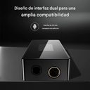 TRN Black Pearl: DAC/AMP Balanceado Portátil | Dual CS43131 | 3.5mm & 4.4mm | PCM 384kHz DSD256 | Cuerpo de Aluminio CNC