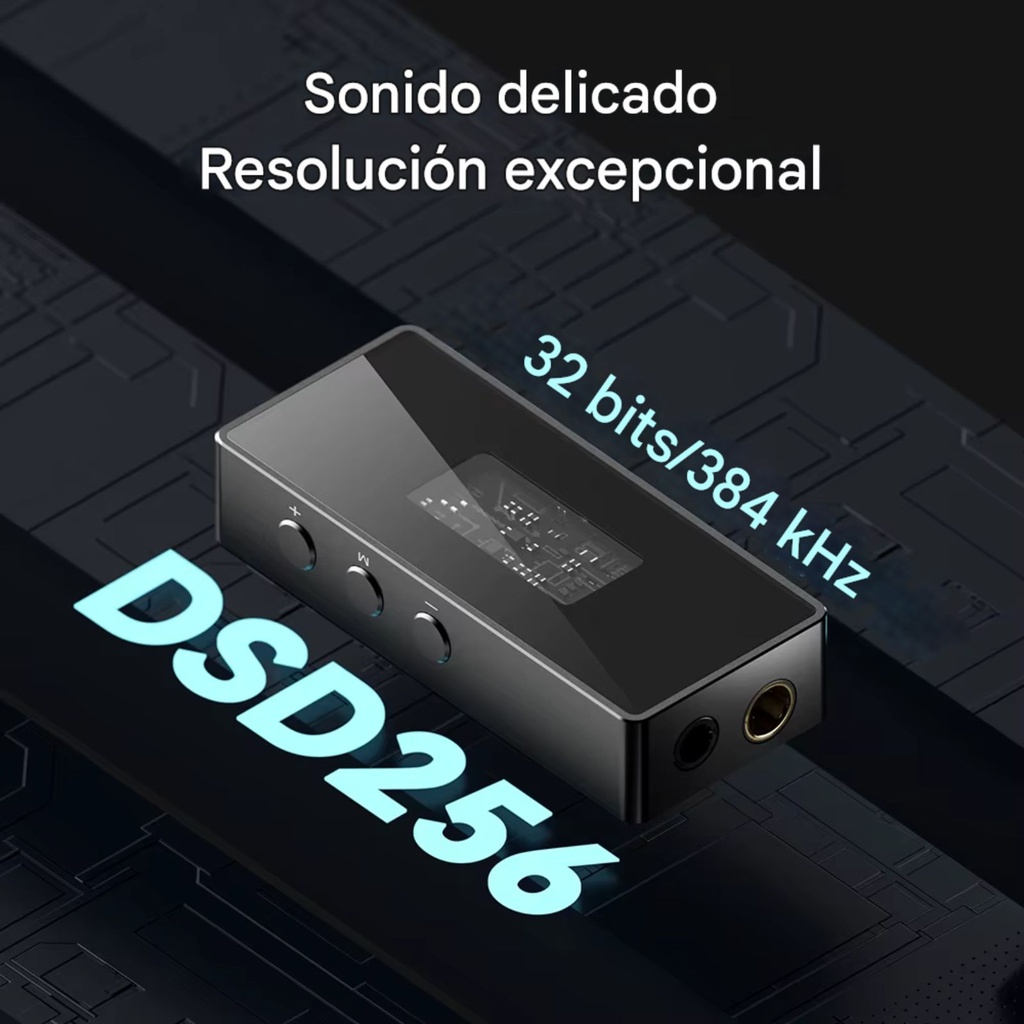 TRN Black Pearl: DAC/AMP Balanceado Portátil | Dual CS43131 | 3.5mm & 4.4mm | PCM 384kHz DSD256 | Cuerpo de Aluminio CNC