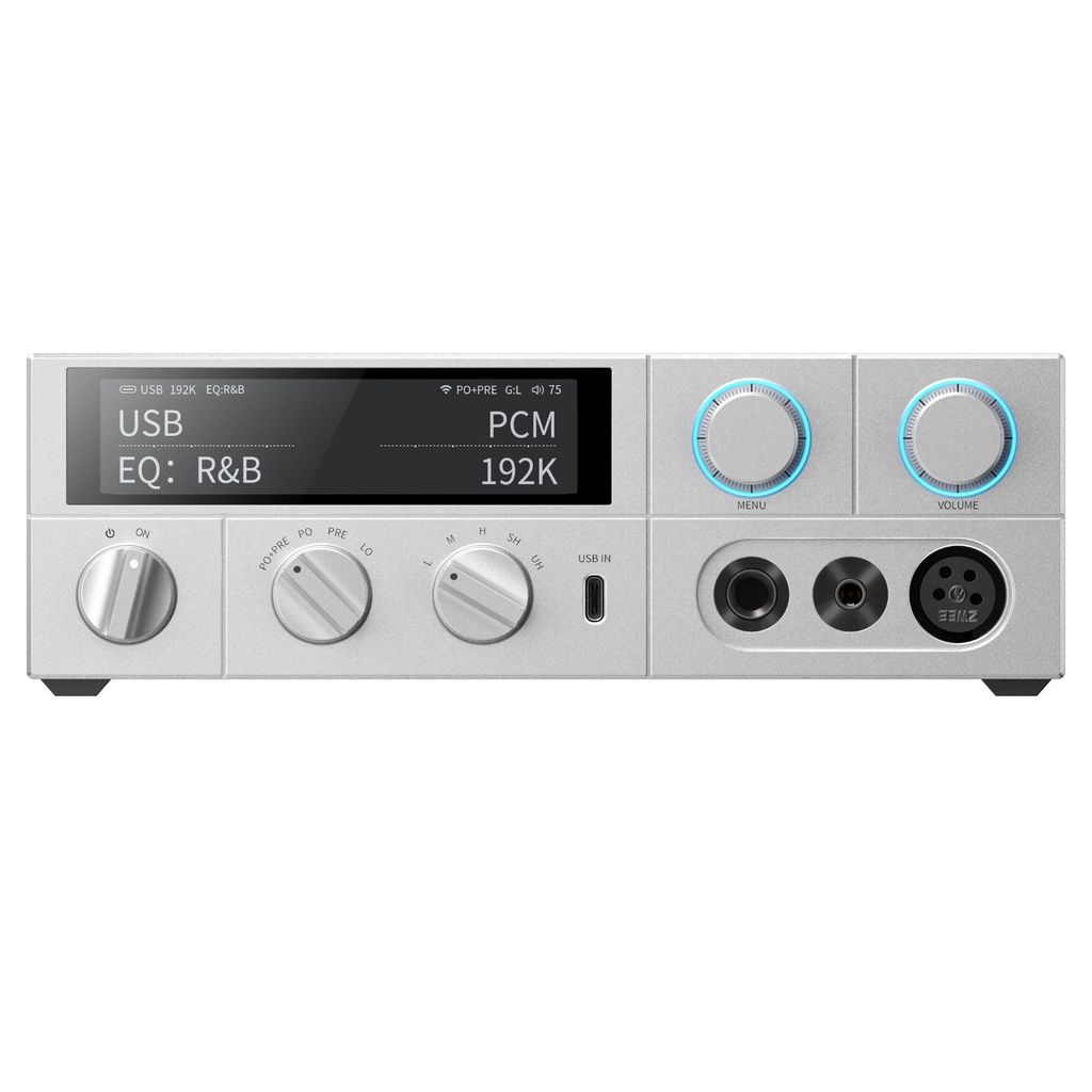 FiiO K15: Streamer & DAC/AMP de Escritorio | Dual AK4497S | 3000mW Clase A/B | Pantalla Táctil 4" | Roon Ready / AirPlay 2 | Bluetooth LDAC | PEQ 10-Bandas