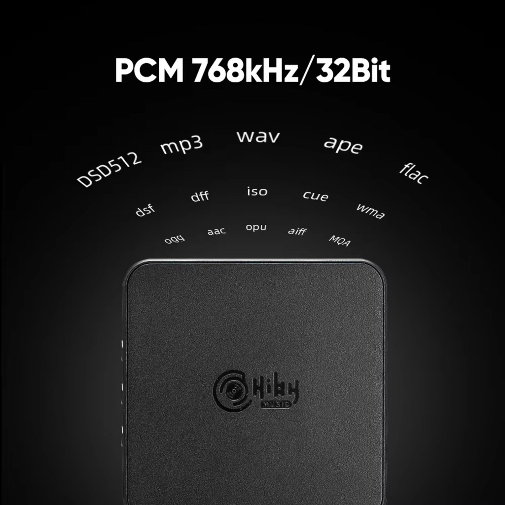 HiBy FD3: DAC/AMP Portátil Ultra-Compacto | Dual ES9038Q2M | Salidas 3.5mm, 2.5mm y 4.4mm | Control de Volumen Físico | DSD512