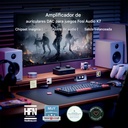 Fosi Audio K7: DAC/AMP de Escritorio Audiófilo y Gamer | AK4493SEQ | 2100mW Potencia | Salida 4.4mm | Bluetooth aptX HD | Entrada Micrófono