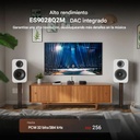 Fosi Audio GR40: DAC/AMP de Tubos para Escritorio | ESS9028Q2M | Válvulas GE 5654W | Bluetooth 5.1 aptX HD | Controles de Tono Físicos | Salida RCA / 3.5mm