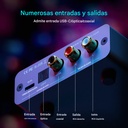 Fosi Audio K5 Pro: DAC/AMP Gamer de Escritorio | Entrada de Micrófono | Controles Bass/Treble | 1000mW Potencia | Soporte PC / PS5 / Mac