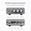 Fosi Audio K5 Pro: DAC/AMP Gamer de Escritorio | Entrada de Micrófono | Controles Bass/Treble | 1000mW Potencia | Soporte PC / PS5 / Mac