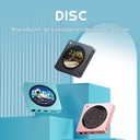 FiiO DISC: Reproductor Portátil Hi-Res Circular | Dual Flagship DAC | Salidas 4.4mm Balanceada & 3.5mm | Pantalla Táctil Redonda | Bluetooth 5.4 LDAC