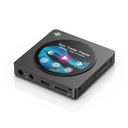 FiiO DISC: Reproductor Portátil Hi-Res Circular | Dual Flagship DAC | Salidas 4.4mm Balanceada & 3.5mm | Pantalla Táctil Redonda | Bluetooth 5.4 LDAC