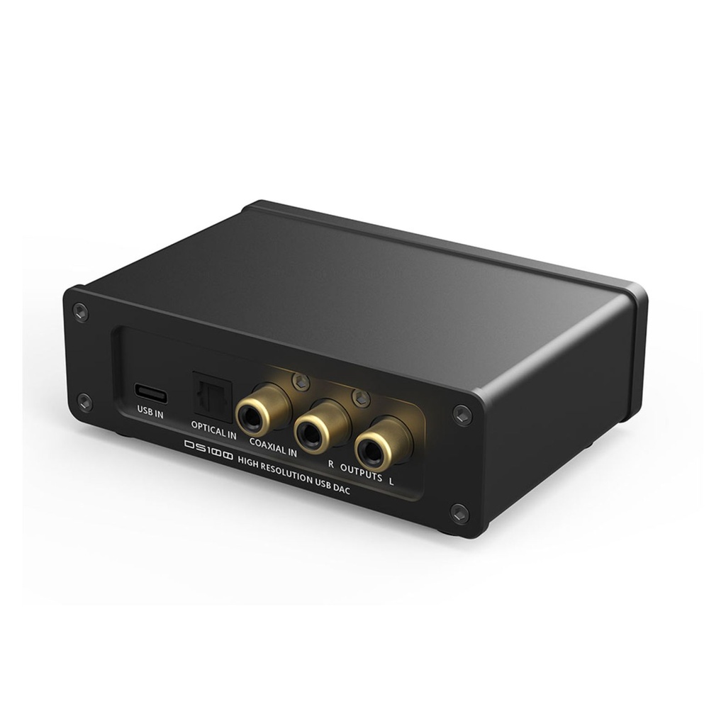 SMSL DS100: Mini DAC/AMP de Escritorio | Chip CS43131 | Salidas 4.4mm y 6.35mm | MQA y DSD256 | USB Plug & Play