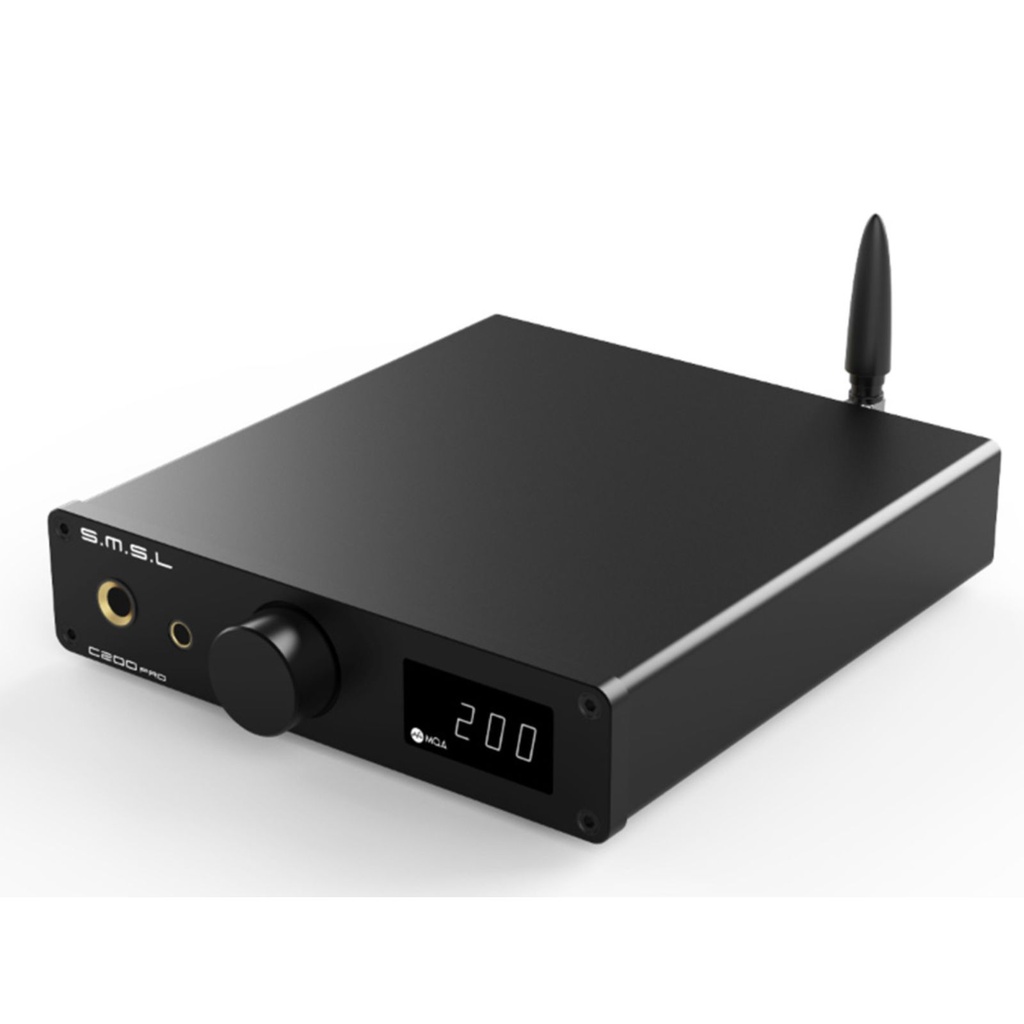 SMSL C200 PRO: DAC/AMP de Escritorio | Chip ES9039Q2M | 1500mW Potencia | Salidas 4.4mm y 6.35mm | TRS Balanceado | Soporte PS5 / PC