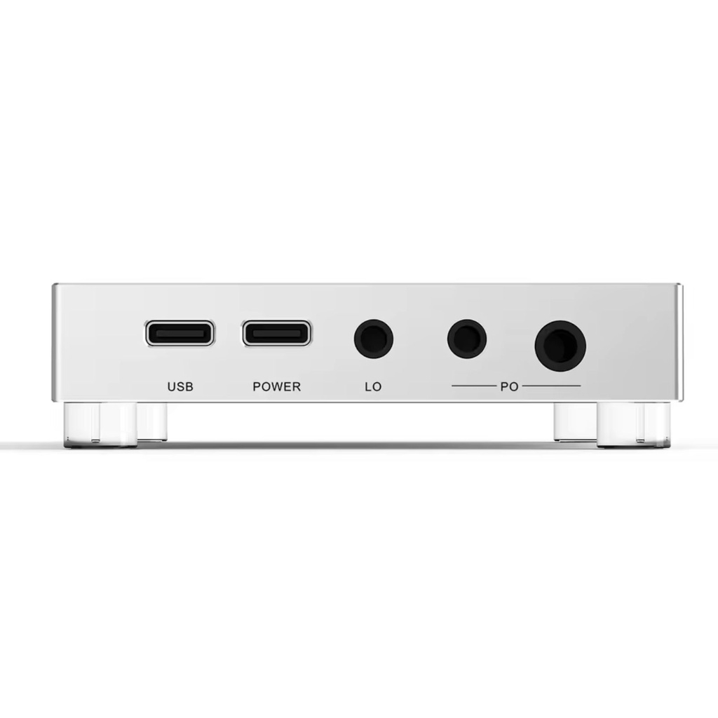 SMSL M20: Mini DAC/AMP de Escritorio | 4x Chips CS43131 | 700mW | Salidas 4.4mm y 3.5mm | Diseño Transparente RGB | Soporte PS5/PC