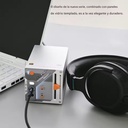 SMSL DS200: Mini DAC/AMP de Escritorio | Dual CS43131 | Salidas 4.4mm y 3.5mm | Diseño Cyberpunk con Slider | MQA y Bluetooth 5.1