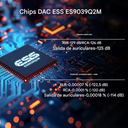 SMSL DS300: DAC/AMP de Escritorio | Diseño Cyberpunk | Chip ES9039Q2M | 1500mW | Salidas XLR y 4.4mm | Bluetooth 5.1 LDAC